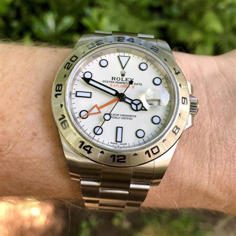 rolex explorer 2 white or black dial|rolex explorer 2 value chart.